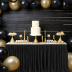 Polyester Table Skirt - Black