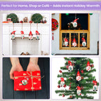 Wooden Nordic Gnome Christmas Hanging Signs
