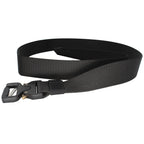 Webbing Belt Heavy Duty Black Buckle - Black