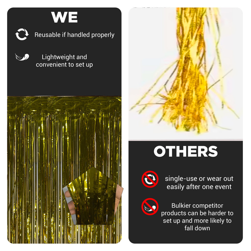 Foil Fringe Curtain Backdrop