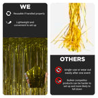 Foil Fringe Curtain Backdrop