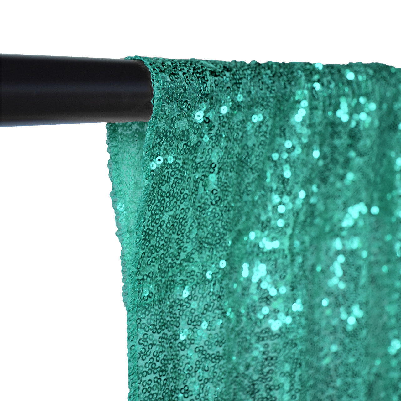 4ft x 7ft Sequin Photography Backdrop - Emerald Green