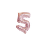 Large Foil Number Air-fill and Helium Balloons (0-9) - Rose Gold