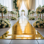 Gold Foil Aisle Runner walkway