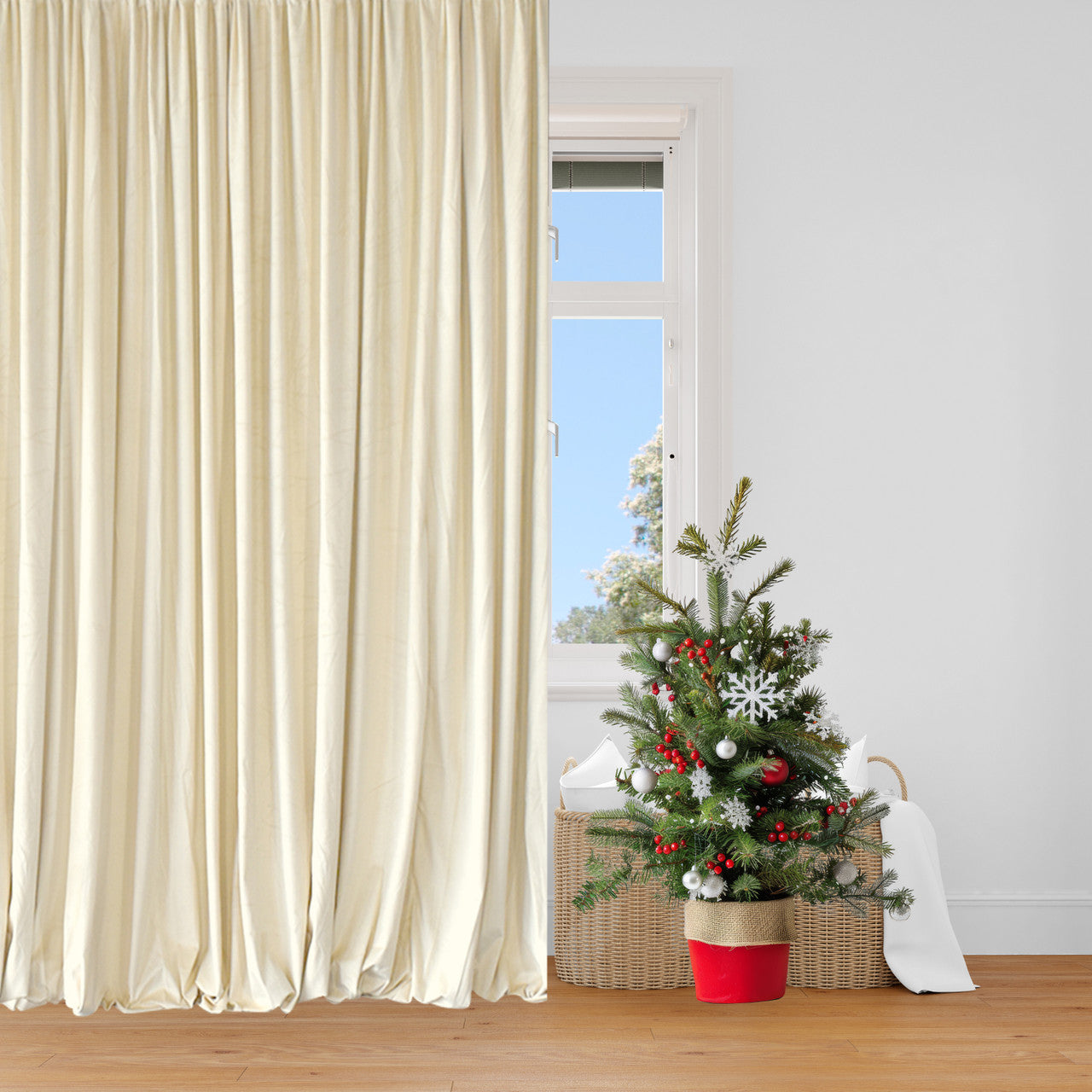 190GSM Dutch Velvet Backdrop - Ivory