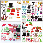 31pc Wedding Photo Booth Cardboard Party Props