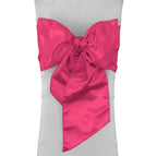 Premium Satin Chair Sash - Fuchsia - 18cm x 274cm