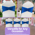 Velvet Chair Band - Royal Blue