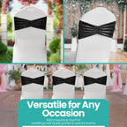 Velvet Chair Band - Black