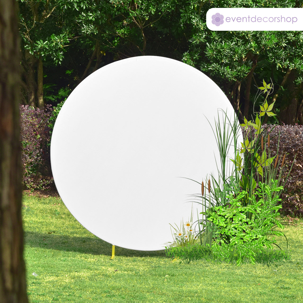 Arch Stand Spandex Cover - White