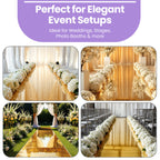 Gold Foil Aisle Runner walkway