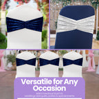 Velvet Chair Band - Navy
