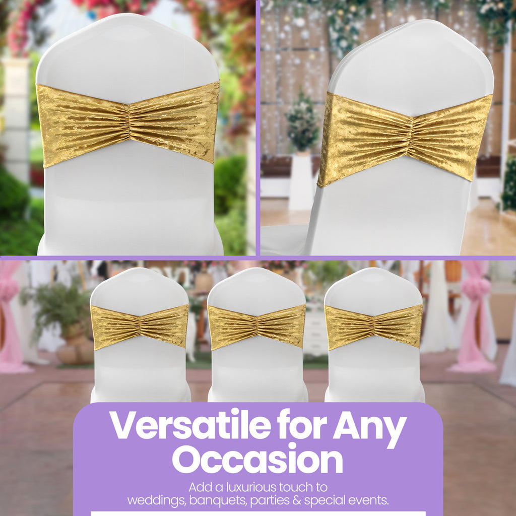 Velvet Chair Band - Gold