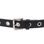 Eyelet Belt Alloy Buckle