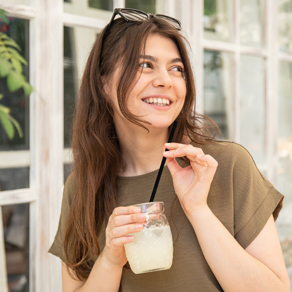 Black Biodegradable Paper Straws