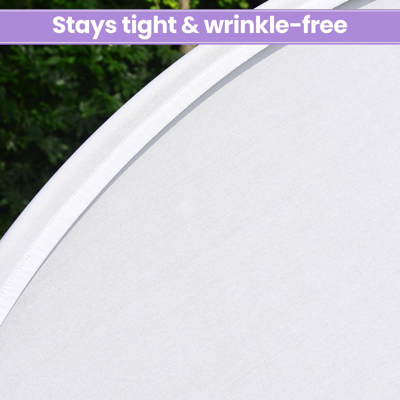 Arch Stand Spandex Cover - White