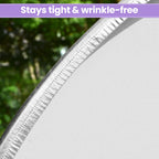 Arch Stand Spandex Cover - Shiny Silver