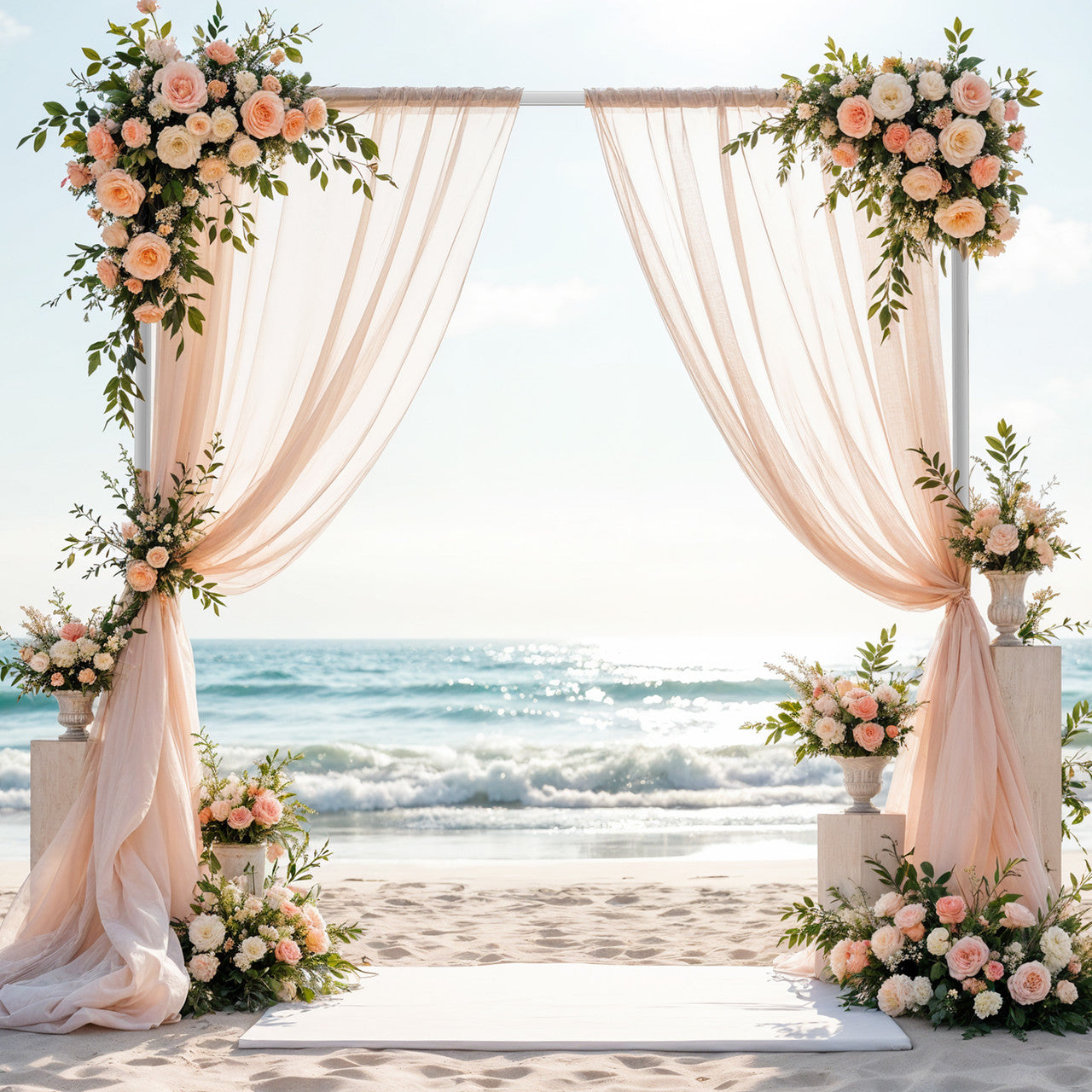 4m x 4m Medium Weight Pipe And Drape Backdrop Stand