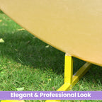 Arch Stand Spandex Cover - Shiny Gold
