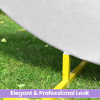 Arch Stand Spandex Cover - Shiny Silver