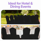 140GSM Spandex Chair Cover - Black