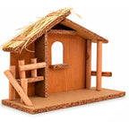 Wood Nativity Stable - Small