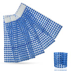 Sparkling Diamante Napkin Rings (Pack of 10) - Blue