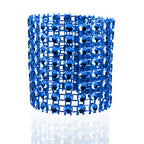 Sparkling Diamante Napkin Rings (Pack of 10) - Blue