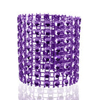 Sparkling Diamante Napkin Rings (Pack of 10) - Purple