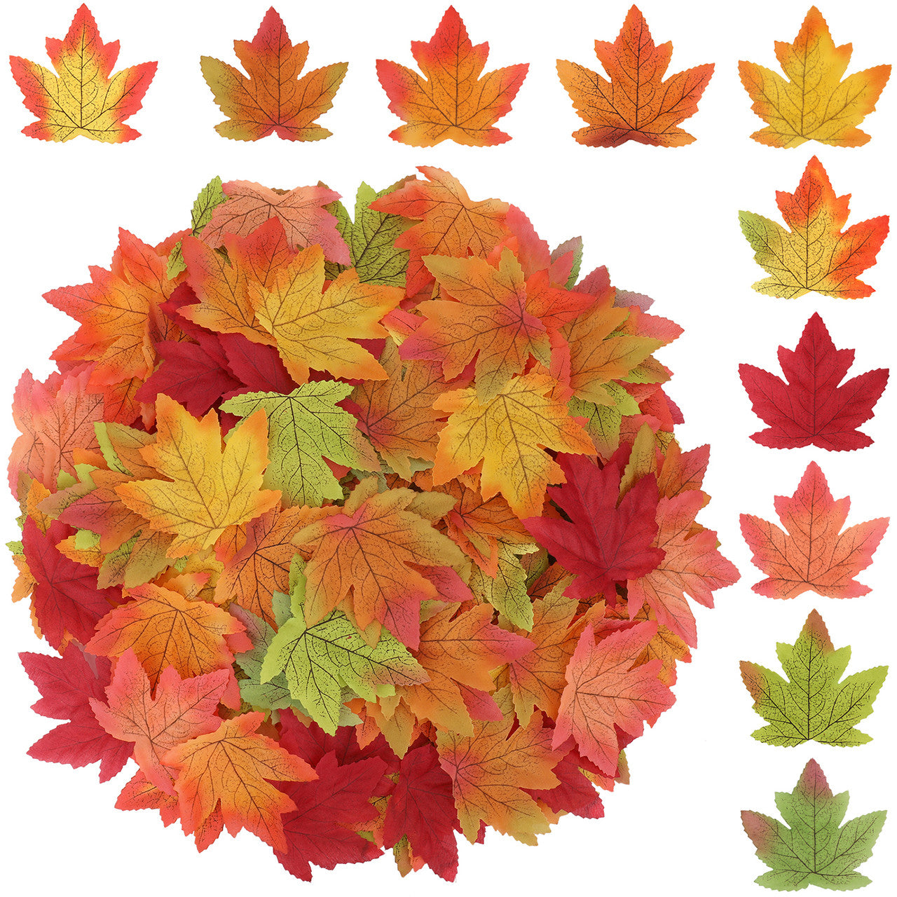 Artificial Maple Leaves (Pack of 100)