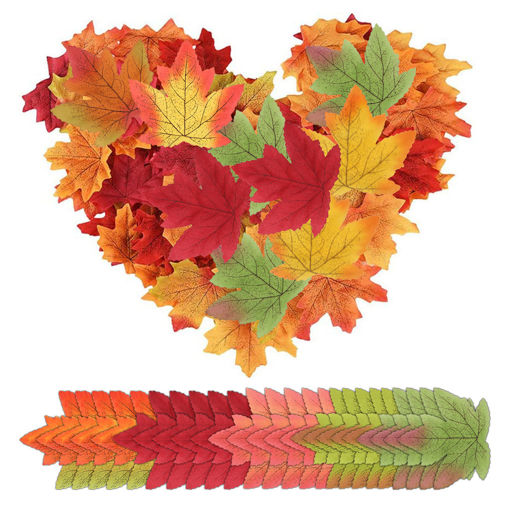 Artificial Maple Leaves (Pack of 100)