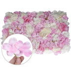 Hydrangea Artificial Flower Wall Panel 60cm x 40cm - Hot Pink & Ivory