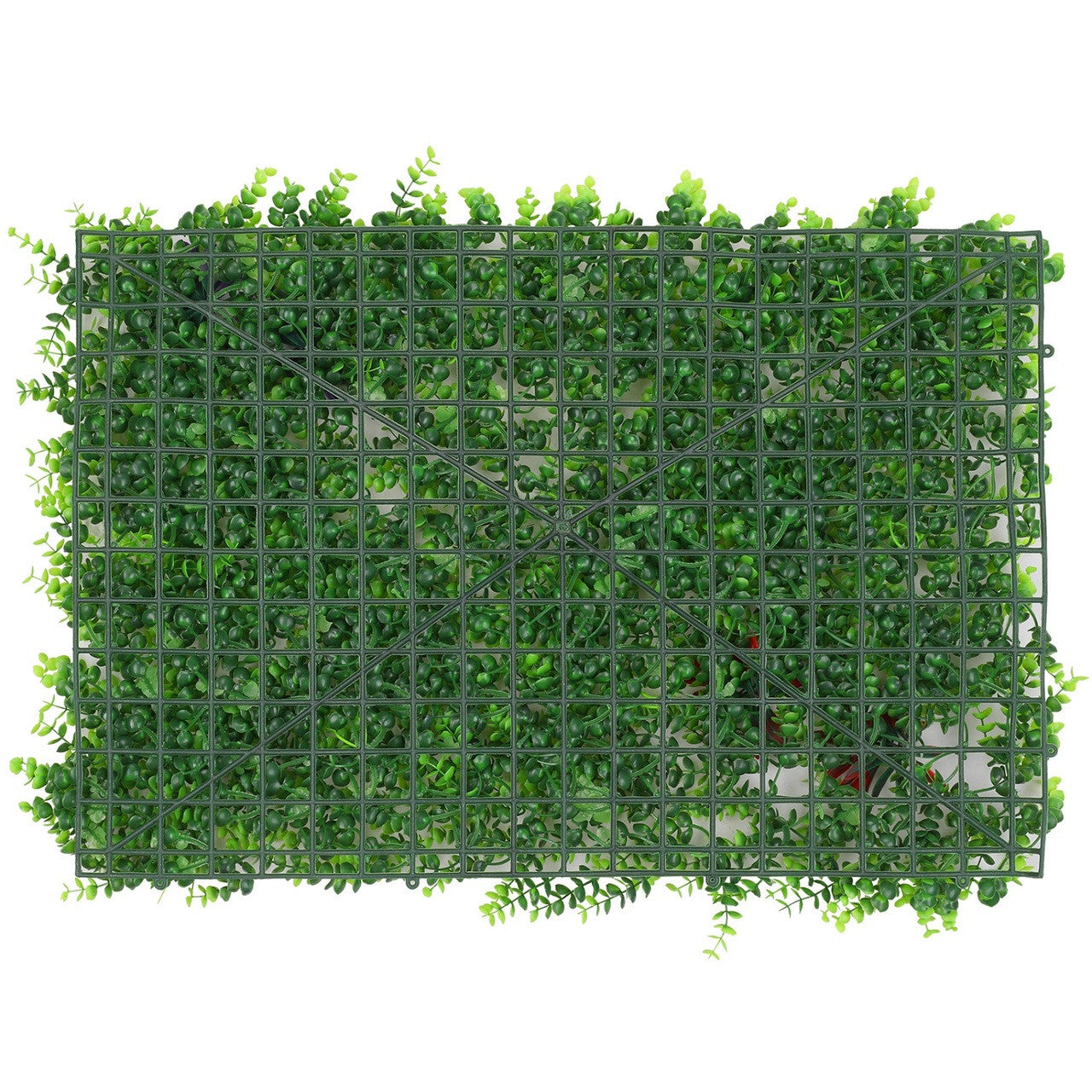 Artificial Flower Panel - Green Grass Berries Flowers