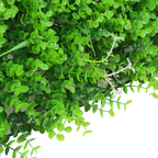 Artificial Flower Panel - Green Grass with Leaf & Flower Design x 6
