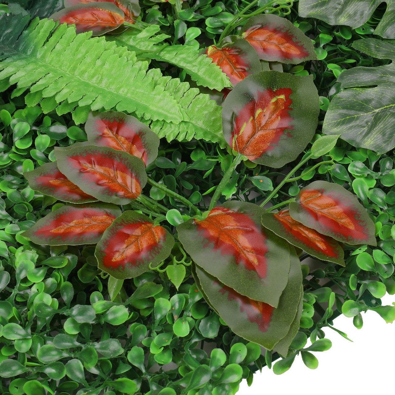 Artificial Flower Panel - Green Grass Berries Flowers x 12