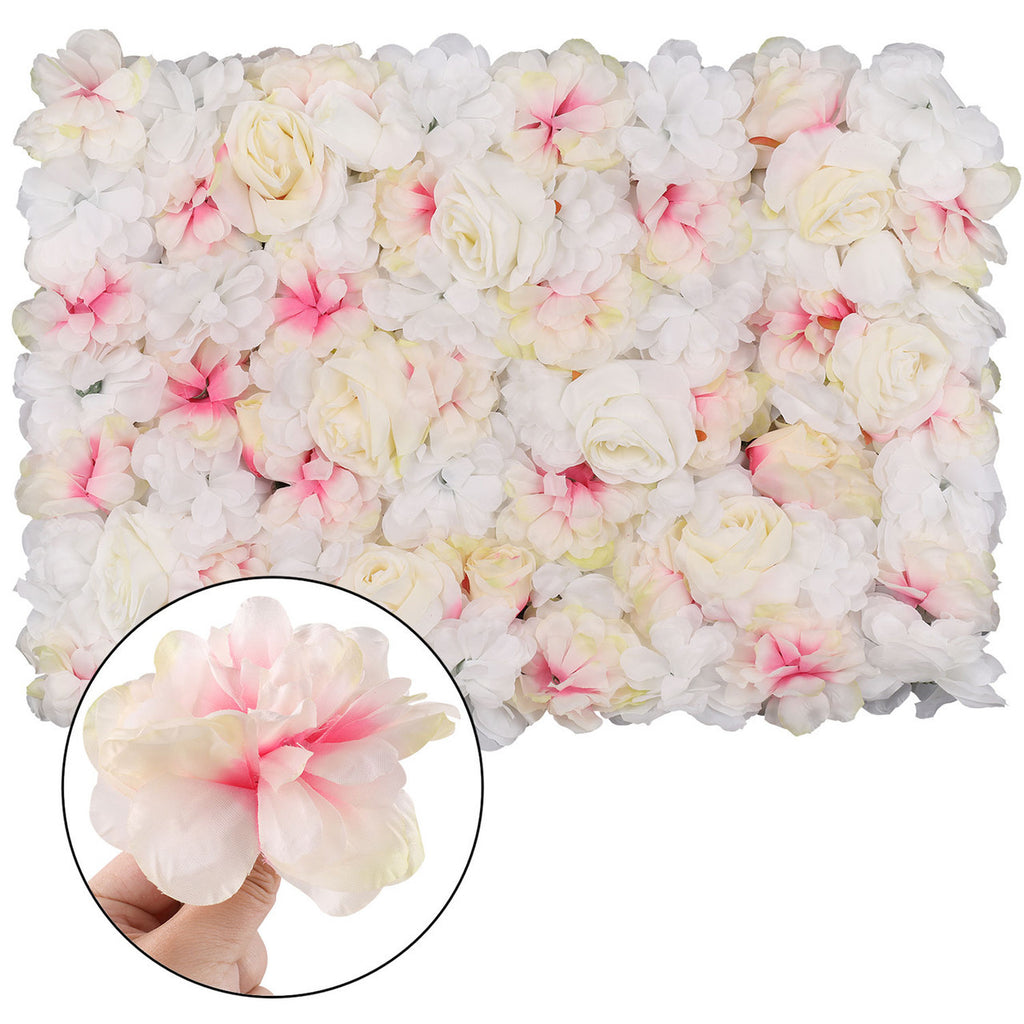 Artificial Flower Panel - Tibet Roses x 12
