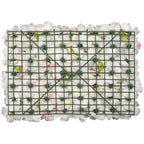 Hydrangea Artificial Flower Wall Panel 60cm x 40cm - Sophie Blush Roses
