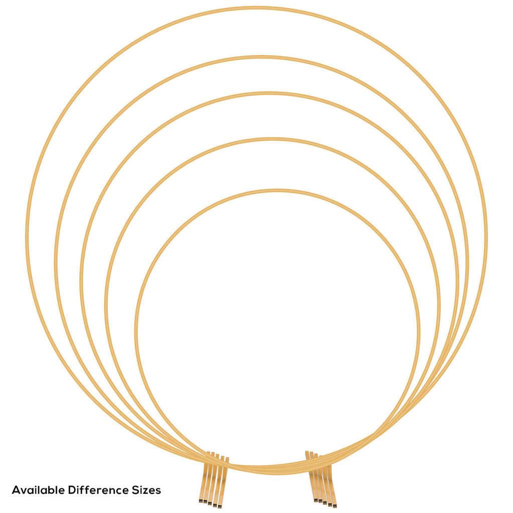 Balloon Arch Stand with Base for Floor Frame - Gold
