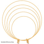 Balloon Arch Stand with Base for Floor Frame - Gold