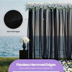 100GSM Ice Silk Photography Backdrop (No Swag) - Black