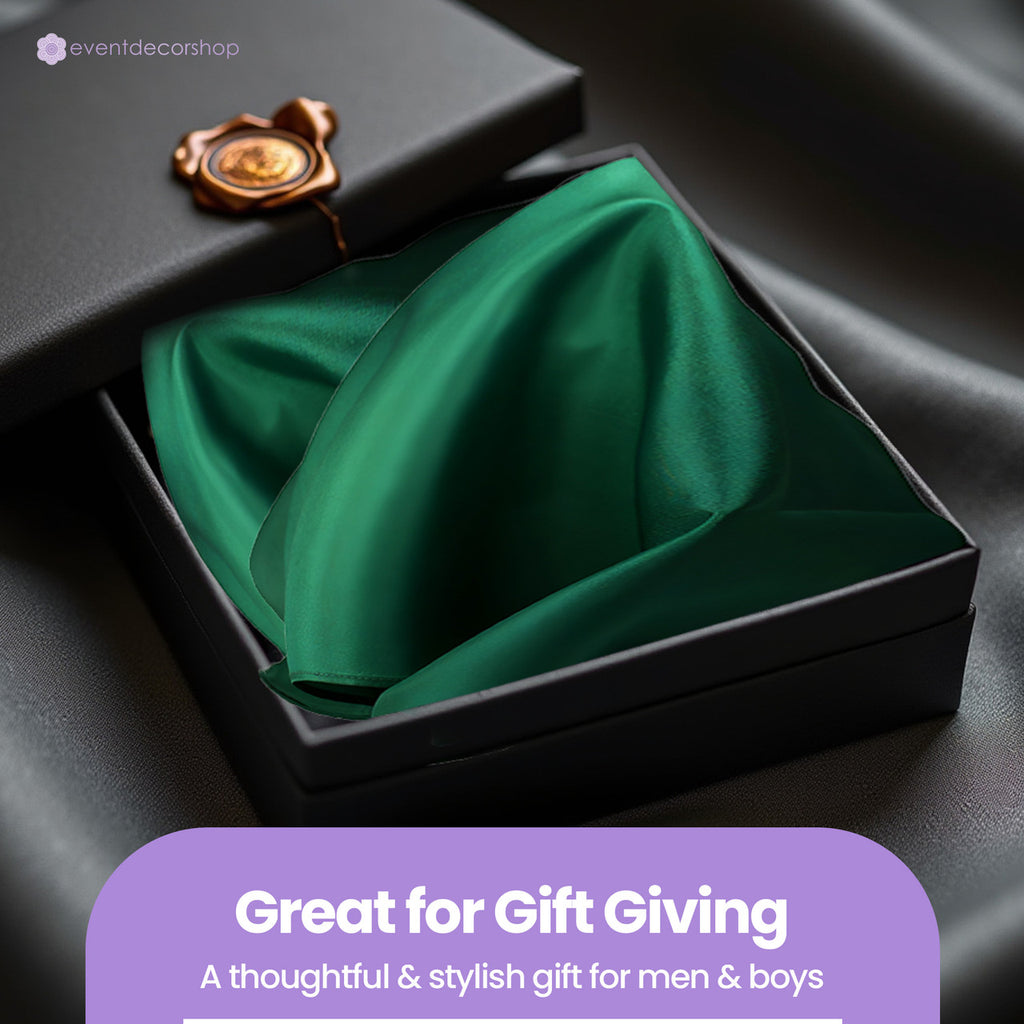 Pocket Square Handkerchief - Dark Green