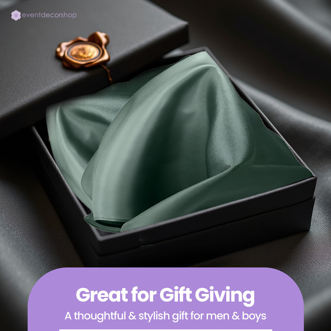Pocket Square Handkerchief - Forest Green