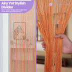 String Curtain Panel - Orange
