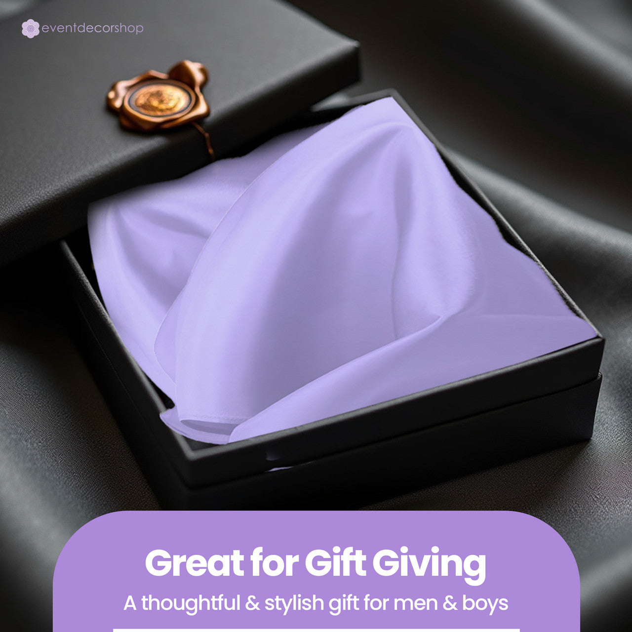 Pocket Square Handkerchief - Light Purple