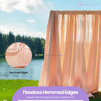 100GSM Ice Silk Photography Backdrop (No Swag) - Rose Gold