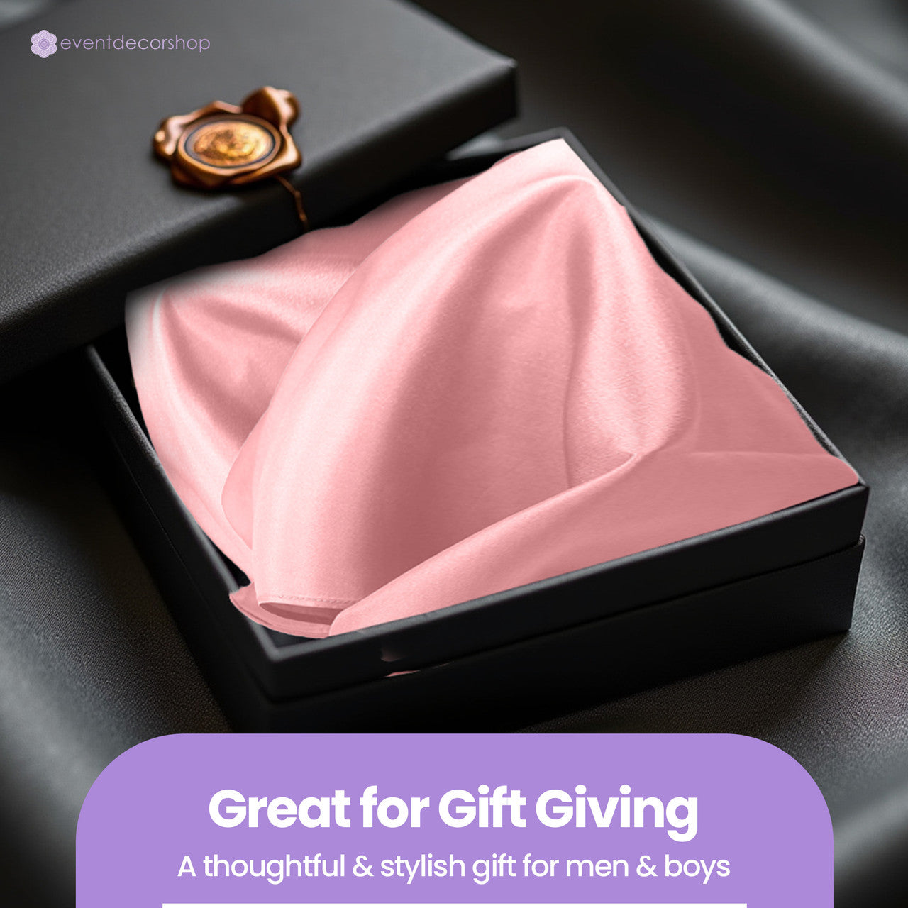 Pocket Square Handkerchief - Baby Pink