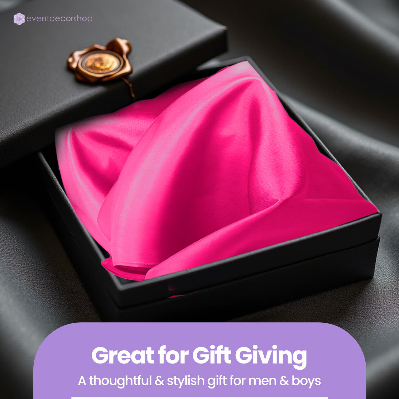 Pocket Square Handkerchief - Hot Pink