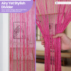 String Curtain Panel - Hot Pink