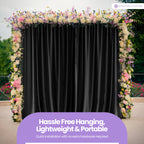 160gsm Spandex Backdrop - Black