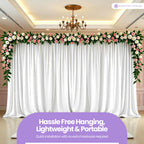 160gsm Spandex Backdrop - White